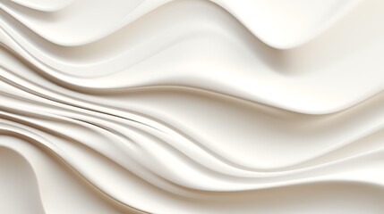 a white fabric with wavy folds