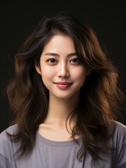 Naklejka premium Portrait Photography of Young asian beauty woman with koreans makeup