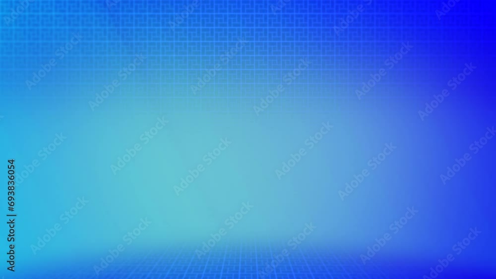 Wall mural a digital background of square grid pattern in various shades of blue on a blue background, possibly