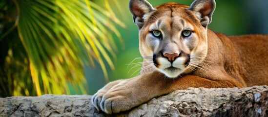 West Palm Beach Zoo has a puma mountain lion.