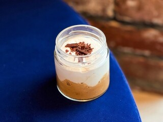 chocolate with whipped cream