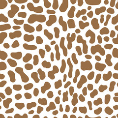 Leopard print pattern animal Seamless. Leopard skin abstract for printing, cutting and crafts Ideal for mugs, stickers, stencils, web, cover. Home decorate and more.