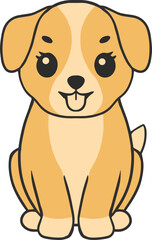 Baby Dog Illustration