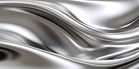 texture of  silver abstract image with waves