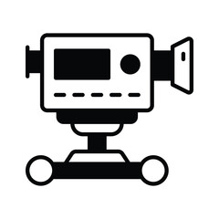 Camera dolly vector design isolated on white background © CreativeStudio