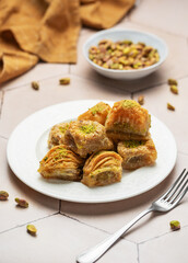 Turkish traditional baklava