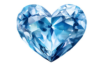 Fototapeta premium Diamond Gem isolated on transparent background illustration