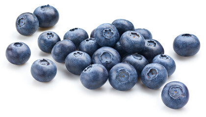 Fresh blueberry isolated on white background
