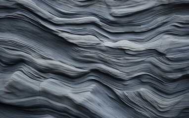 A close-up of a textured rock wall with waves. Generative AI.