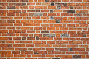 Obraz premium Red brick wall a background or texture 