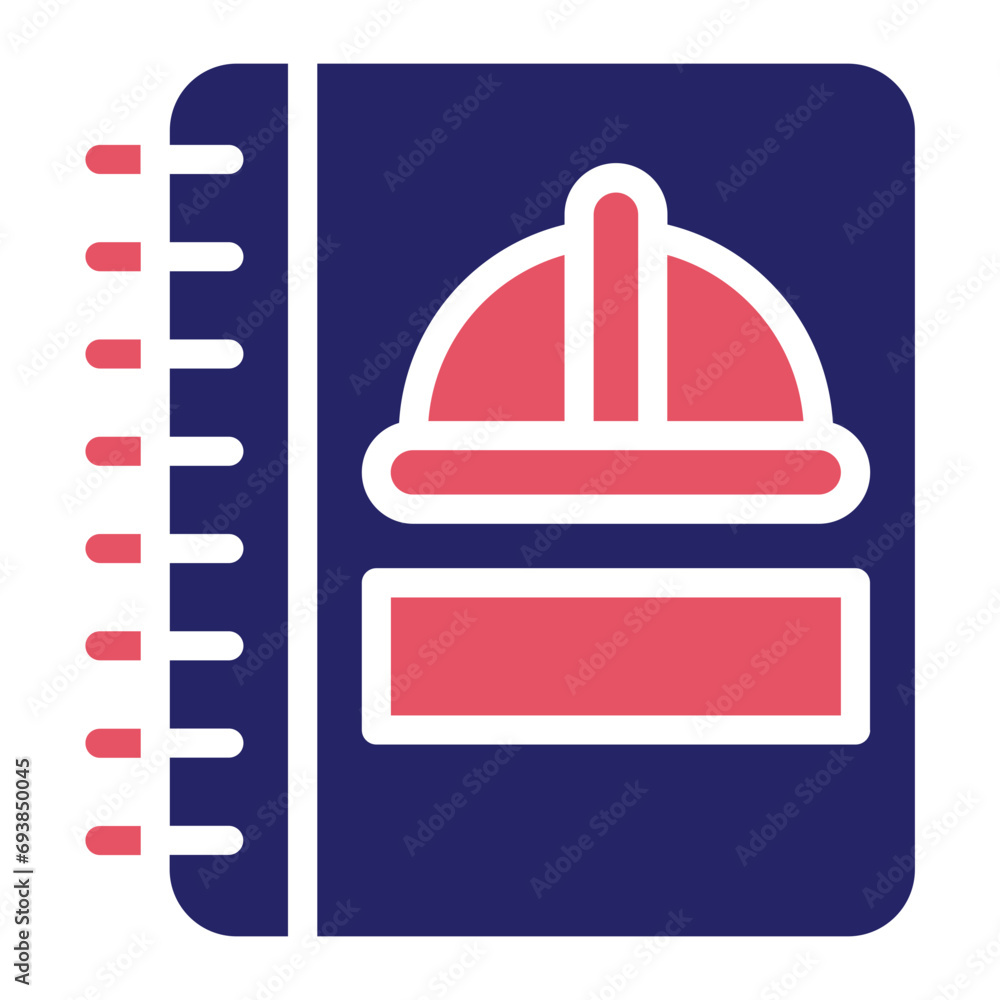 Canvas Prints engineer notebook icon