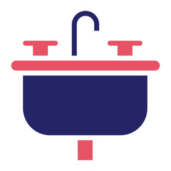Hair Wash Sink Icon