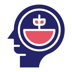 Obraz premium Mental Growth Icon