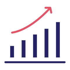 Fototapeta premium Growth Diagram Icon