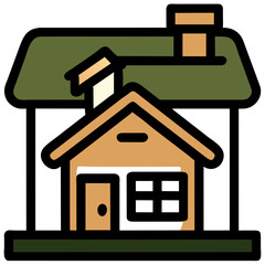 Real estate bubble concept vektor icon illustation