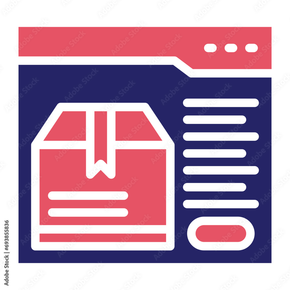 Sticker Product Browsing Icon