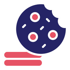 Fototapeta premium Cookies Icon