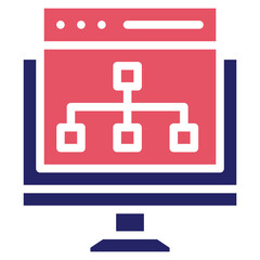 Obraz premium Website Structure Icon