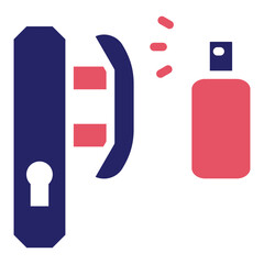 Cleaning Door Handle Icon