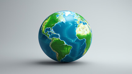 a globe with a map of the world - obrazy, fototapety, plakaty