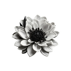 Explore the beauty of nature with this vibrant AI generative flower illustration. Perfect for your creative projects, the artwork features a transparent background, ensuring easy integration. Isolated