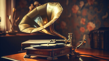 Vintage gramophone