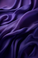 Obraz premium Abstract Purple Fabric. Flowing Wavy Lines