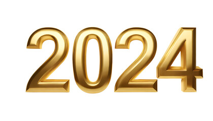2024 year gold number.