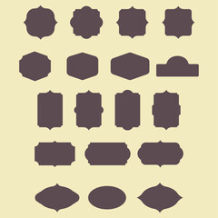 Set of vintage frames