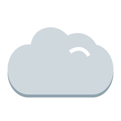 This is the Cloud icon from the Essential Element icon collection with an Color Fill style