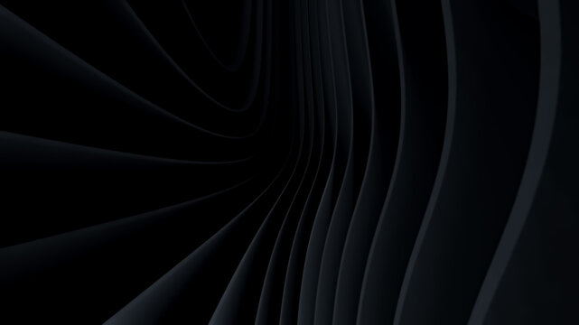 Illustration of a dark background with interlaced textured wavy layers