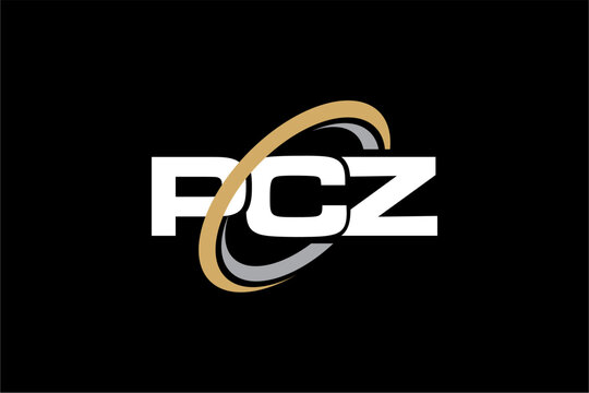 PCZ creative letter logo design vector icon illustration