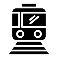 Fototapeta premium train glyph