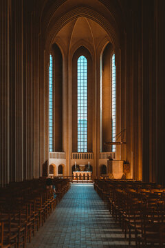 Grundtvig’s Church in Copenhagen, Denmark