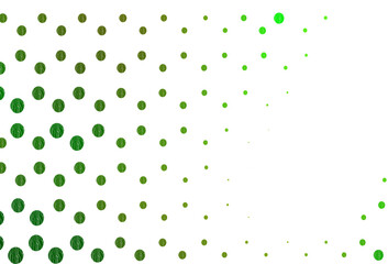 Light green vector layout with circle shapes.