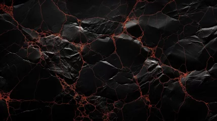 Fotobehang Black Marble Texture Background Dark Backdrop © Psykromia