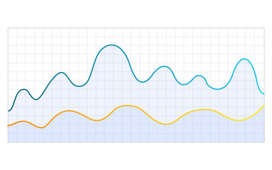 Business graph.  flat design infographic element. Bar chart or diagram for data visualization. Statistics icon for finance presentation, data analysis or stats tools