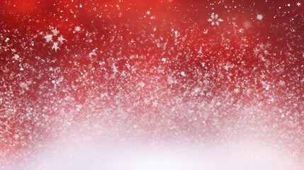 Snow texture scarlet background