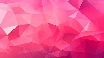 Pink geometric rumpled triangular low poly origami style gradient illustration graphic background. Vector polygonal design for your business.