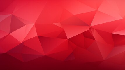 Red geometric rumpled triangular low poly origami style gradient illustration graphic background. Vector polygonal design for your business.