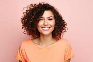 Studio portrait of a beautiful young woman with an attractive smile.