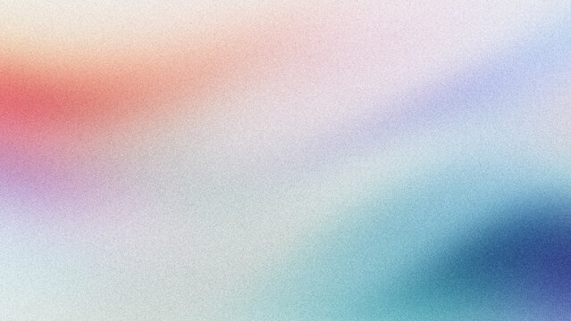 4K Digital grainy gradient with a colorful soft noise effect. A unique blend of vintage vibes and lo-fi VHS Glitch Texture.