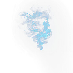 PSD blue fire isolated Effect design