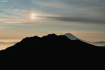 Obraz premium 秋の山岳風景