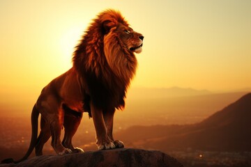 Wildlife, Lions in Natural Habitats - Majestic Lions to Tiny Insects. King of the jungle