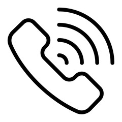 This is the Cellphone icon from the Technology icon collection with an Outline style