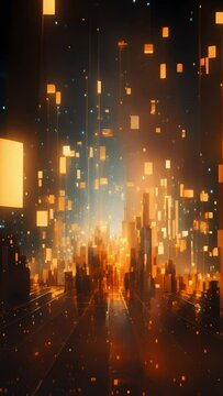 アブストラクト背景モーション,Generative AI 