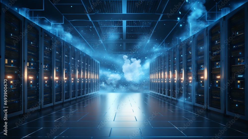 Aufkleber the benefits of cloud computing: technology and internet solutions for data management and storage