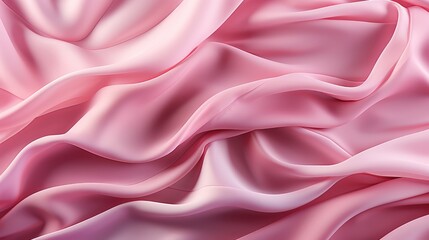 Obraz premium Pink silk soft and smooth folds as a luxury background