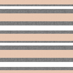 Seamless simple striped textured pattern. Grey and beige stripes on a white background.